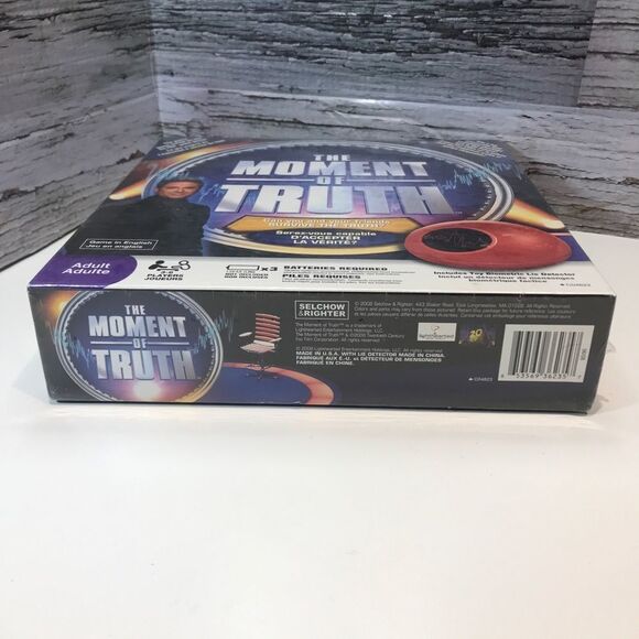 THE MOMENT OF TRUTH Adult Party Game with Electronic Biometric Lie Detector - Picture 2 of 3